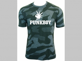 Punkboy nočný " ruský " maskáč - Nightcamo SPLINTER, pánske tričko 100%bavlna